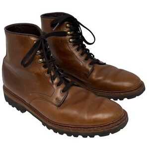 Allen Edmonds Mens Boots 10 B Higgins Mill Weatherproof Lug Chromexcel Horween